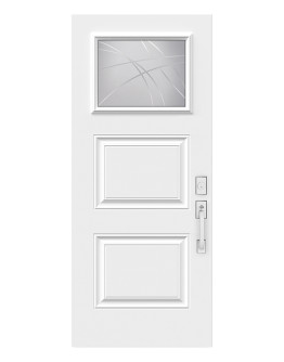 Steel Single Door Sydney (3P) Style - Alys V-Groove (22" x 17")