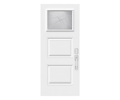 Steel Single Door Sydney (3P) Style - Alys V-Groove (22" x 17")