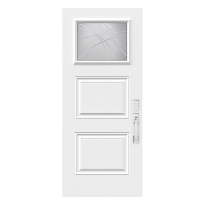 Steel Single Door Sydney (3P) Style - Alys V-Groove (22" x 17")