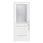 Steel Single Door London (2P) Style - Alys V-Groove (22" x 36")