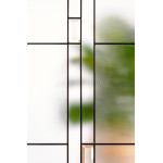 Steel Single Door Orleans (2P) Style - Arima Glass (22" x 48")