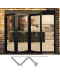 BFRNS-FR-3L (3 panels moving left) - Rail and Stile Bi-Folding Door 