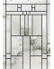 Steel Single Door Flush - Cachet Glass (22" x 64")