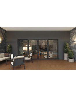 Capri 4 Panels - Sliding Door - ORLO / LOOO or OOOR with Sliding Screen (Included)