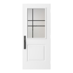 Steel Single Door London (2P) Style - Equation (22" x 36")