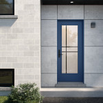 Steel Single Door Orleans (2P) Style - Equation Glass (22" x 48")