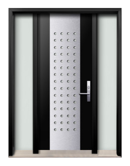 AR12 Single Entry Door with Two Sidelites