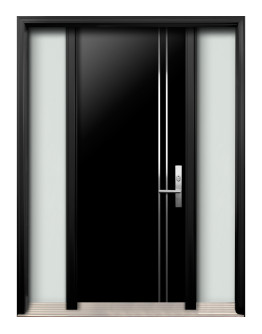 AR22 Single Entry Door with two sidelites