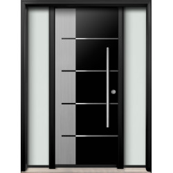 AR28 Single Entry Door with two sidelites