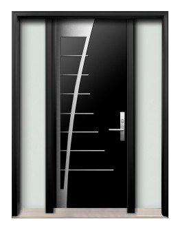 AV-07 Single Entry Door with Two Sidelites