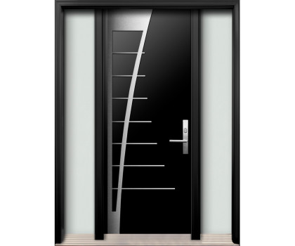 AV-07 Single Entry Door with Two Sidelites