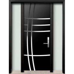 AV-08 Single Entry Door with Two Sidelites