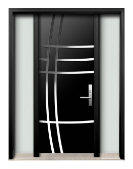 AV-08 Single Entry Door with Two Sidelites