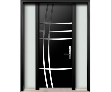 AV-08 Single Entry Door with Two Sidelites