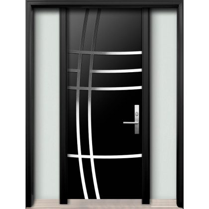 AV-08 Single Entry Door with Two Sidelites