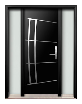 AV-09 Single Entry Door with Two Sidelites