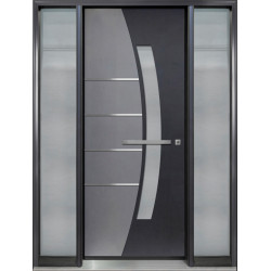DI-01 Single Entry Door with Two Sidelites