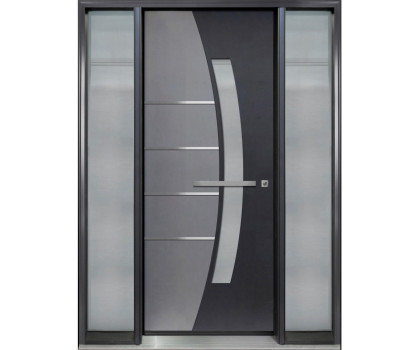 DI-01 Single Entry Door with Two Sidelites