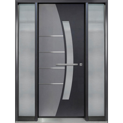 DI-01 Single Entry Door with Two Sidelites
