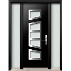 DI-09 Single Entry Door with Two Sidelites