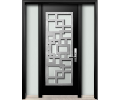 DI-10 Single Entry Door with Two Sidelites