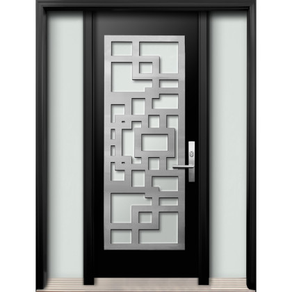 DI-10 Single Entry Door with Two Sidelites