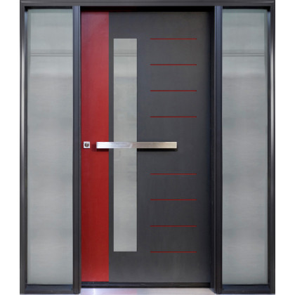 DI-21 Single Entry Door with Two Sidelites