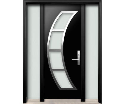 DI-27 Single Entry Door with Two Sidelites