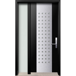 AR12 Single Entry Door with One Sidelite Left