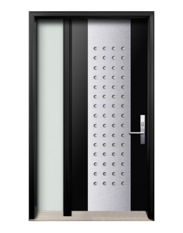 AR12 Single Entry Door with One Sidelite Left