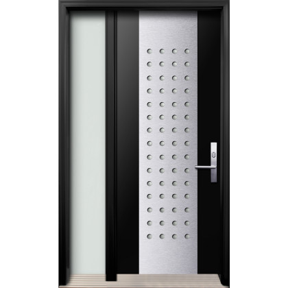 AR12 Single Entry Door with One Sidelite Left