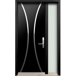 AR17 Single Entry Door with One Sidelite Right