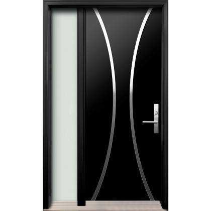 AR17 Single Entry Door with One Sidelite Left