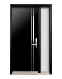 AR22 Single Entry Door with One Sidelite Right