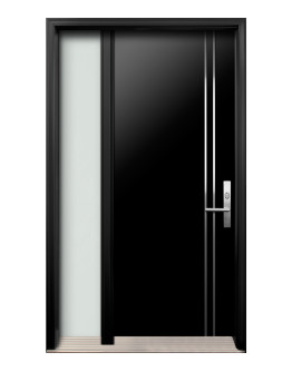 AR22 Single Entry Door with One Sidelite Left