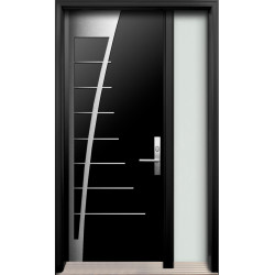 AV-07 Single Entry Door with One Sidelite Right