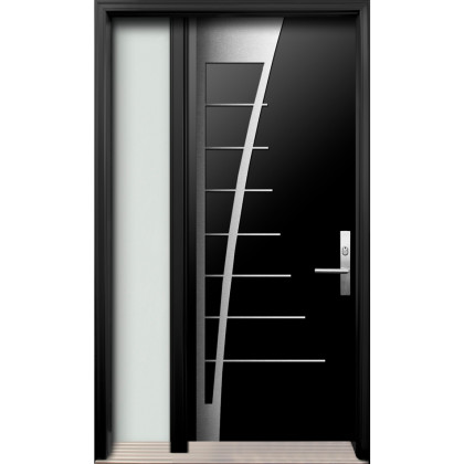 AV-07 Single Entry Door with One Sidelite Left