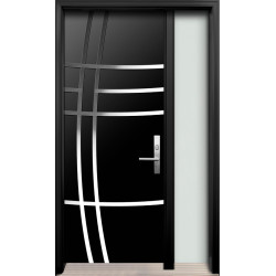 AV-08 Single Entry Door with One Sidelite Right