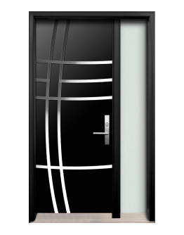 AV-08 Single Entry Door with One Sidelite Right