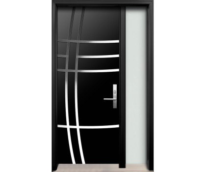 AV-08 Single Entry Door with One Sidelite Right