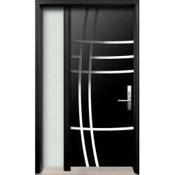 AV-08 Single Entry Door with One Sidelite Left