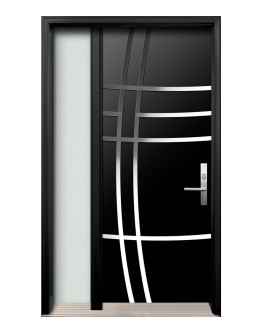 AV-08 Single Entry Door with One Sidelite Left
