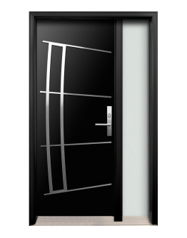 AV-09 Single Entry Door with One Sidelite Right