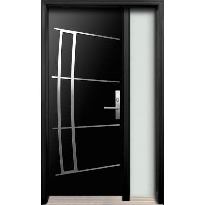AV-09 Single Entry Door with One Sidelite Right