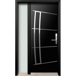 AV-09 Single Entry Door with One Sidelite Left