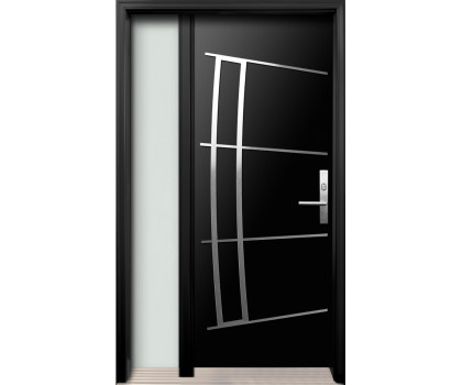 AV-09 Single Entry Door with One Sidelite Left