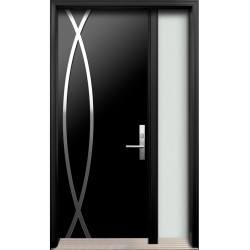 AV-12 Single Entry Door with One Sidelite Right