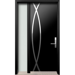 AV-12 Single Entry Door with One Sidelite Left