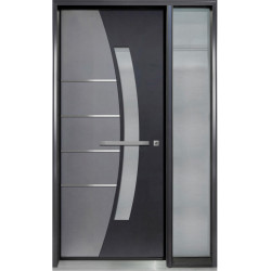 DI-01 Single Entry Door with One Sidelite Right
