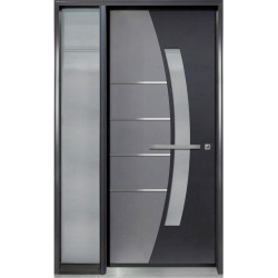 DI-01 Single Entry Door with One Sidelite Left